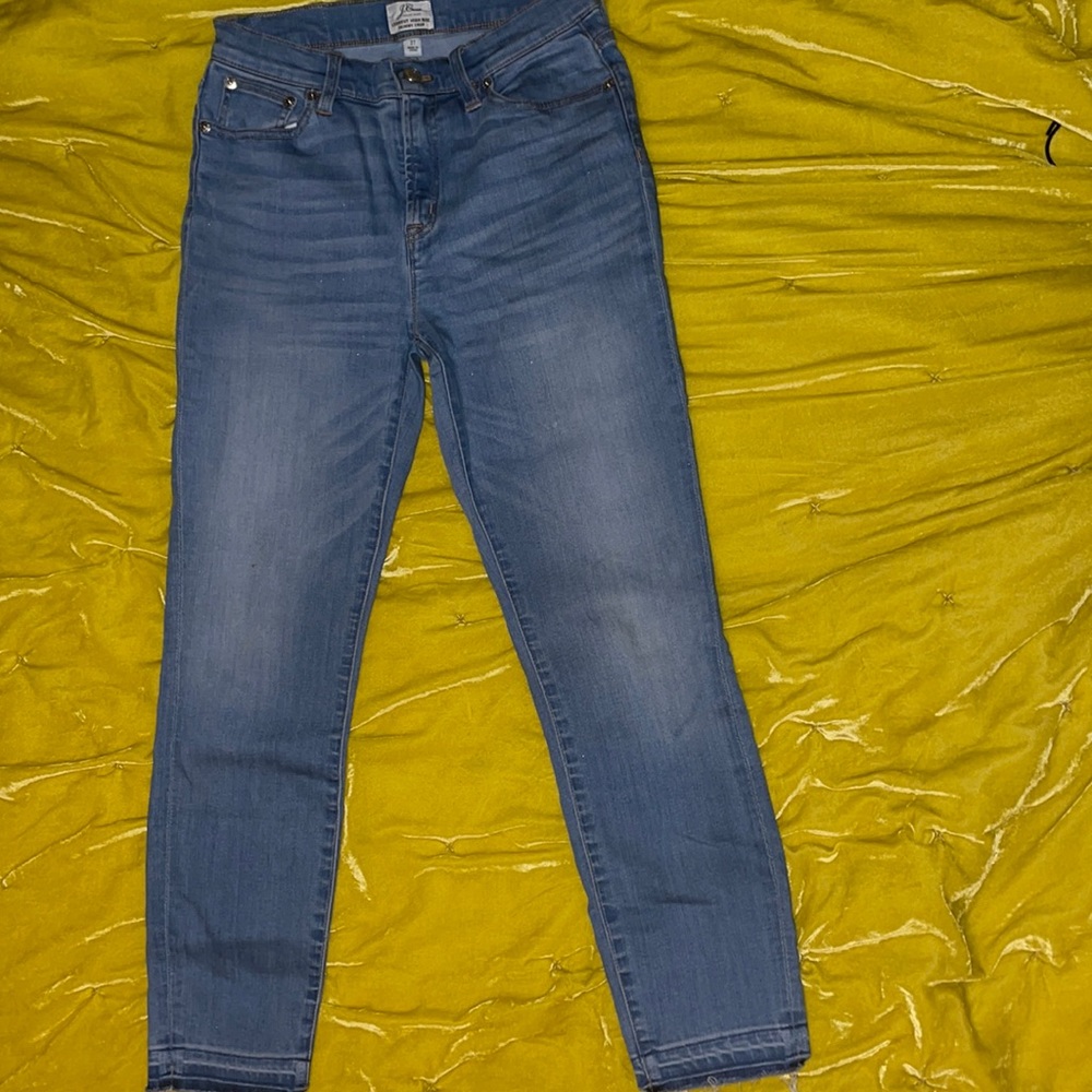 Light blue, denim jeans from J.crew.